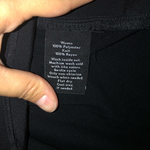 Black Racerback Top - Picture 3 of 3